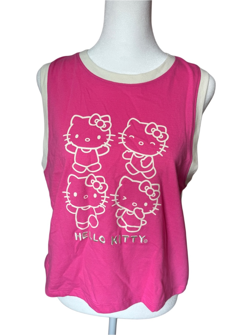 NWT Kids XL Hello Kitty Universal Studios Pink Tank